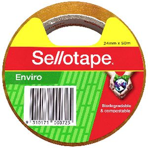 CELLULOSE SELLOTAPE 18mm 1/ROLL 8ROLL/PACK 96/CTN