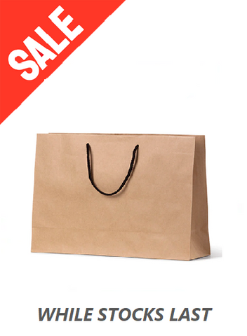 SMALL BOUTIQUEBROWN ROPE/HAND 250x350x110 50/PAK**SALE**