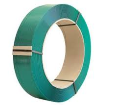 PET STRAPPING 19MM X 800M 1.0mm GREEN EMBOSSED 1/ROLL