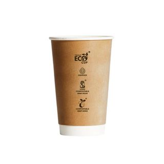 16oz KRAFT TRULY ECO D/WALLCUP 25/PK 20PKS/CTN
