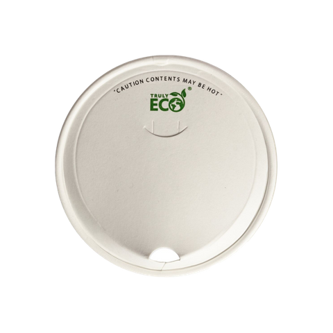 90mm PAPER SIPPER LID WHITE 50PK 20PKS/CTN