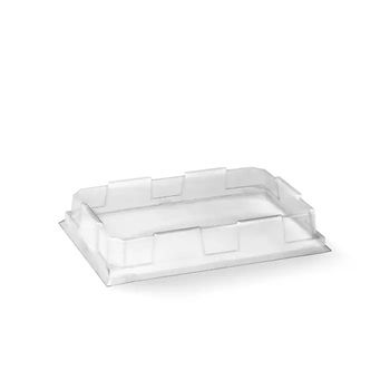PET LID SUIT SUSHI TRAY SMALL 142x93x26mm 300/CTN