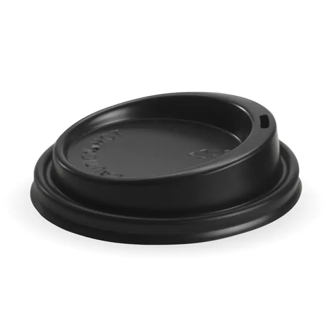 LID PS BLACK 90mm HOT CUP BIO PAK 50PK 20PKS/CTN