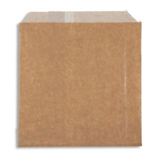 1W BROWN G/P LINED BAG 200x175mm 500/PK
