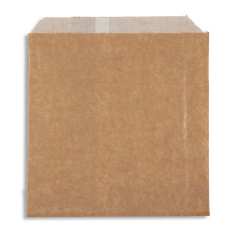 1W BROWN G/P LINED BAG 200x175mm 500/PK