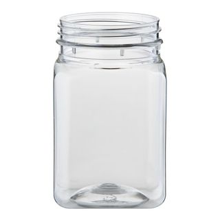 400ml PET SQUARE JAR 63ml TAMPER TEL CAP 1/ONLY275ctn