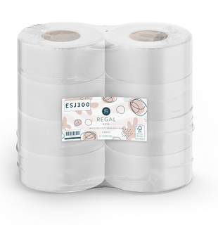 2PLY JUMBO TOILET ROLLS 90 x 300M  ( 8 PACK)