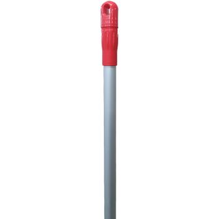 ALUMINIUM HANDLE WITH THREAD RED 25x1450mm  1 ONLY 6/CTN