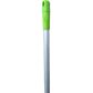 ALUMINIUM HANDLE WITH THREAD GREEN 25x1450mm  1 ONLY 6/CTN