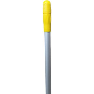 ALUMINIUM HANDLE WITH THREAD YELLOW 25x1450mm  1 ONLY 6/CTN