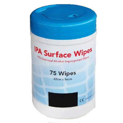 IPA SURFACE WIPES 42x14cm 75/CAN  12CAN/CTN