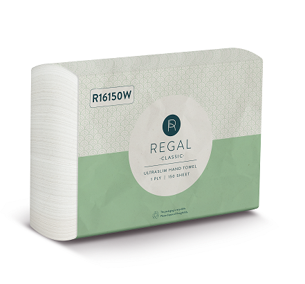 REGAL ULTRASLIMTOWEL(PURPLE) 23x23.5cm      2400/CTN