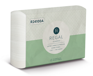 REGAL ULTRASLIMTOWELS RED 23x36.5  2400/CTN   R24100A
