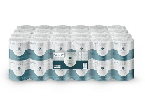 REGAL PREMIUM TOILET PAPER 2 PLY  700 SHEET  48/PACK