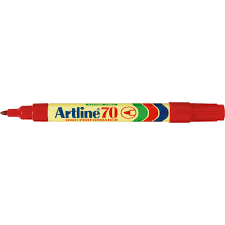 MARKER RED ARTLINE 70 1/ONLY 12/BOX