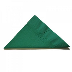 NAPKIN LUNCH 2PLY DARK GREEN ALP 100/PK 20PKS/CTN