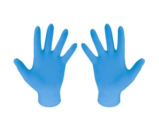 GLOVES LARGE BLUE POWDER FREE  100/PK 10PKS/CTN