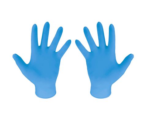 GLOVES SMALL BLUE POWDER FREE  100PK  10PKS/CTN