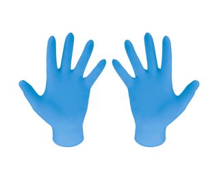 GLOVES SMALL BLUE POWDER FREE  100PK  10PKS/CTN