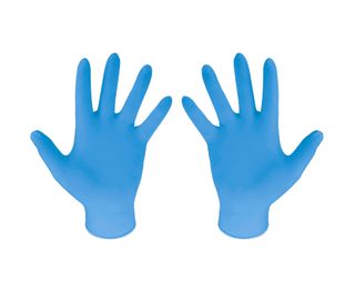 GLOVES SMALL BLUE POWDER FREE  100/PK 10PKS/CTN