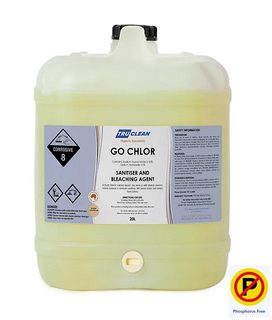 GO CHLOR - CONCENTRATED CHLORINE BLEACH 20lt
