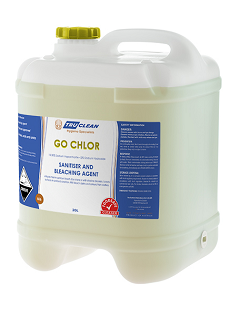 GO CHLOR - CONCENTRATED CHLORINE BLEACH 20lt