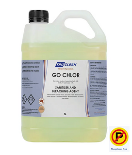 GO CHLOR - CONCENTRATED CHLORINE BLEACH 5lt