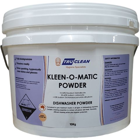KLEEN-O-MATIC POWDER 10kg DISWASHING DETERGENT (IERG 326