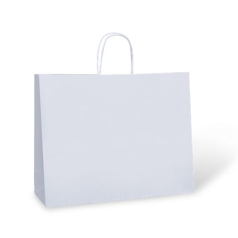 No22 SHORT WHITE MILAN BAG  ~ 300x380x120 50PK  4PKS/CTN