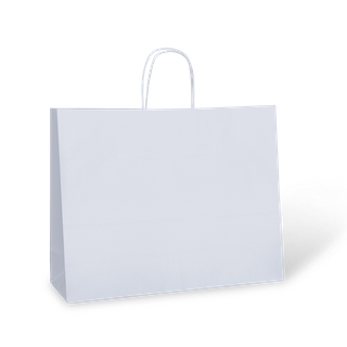 No22 SHORT WHITE MILAN BAG  ~ 300x380x120 50PK  4PKS/CTN