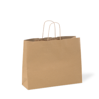 No22 SHORT MILAN KRAFT BAG 300x380x120   50PK  4PKS/CTN