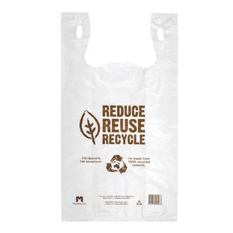 SINGLET BAG RE-USEABLE LARGE 520x290x150mm  50PK  10PKS/CTN