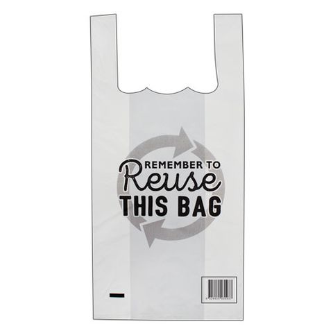 SINGLET BAG RE-USEABLE SMALL 400x175x125mm 100/PK 15PKS/CTN