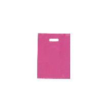 CARRY BAG PLASTIC PINK SMALL HD 255x380mm 100PK 10PKS/CTN