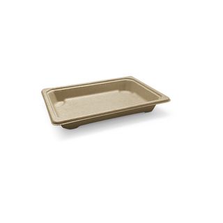 SUSHI TRAY BAMBOO MEDIUM 165x115x20 50/PAK 12PAK/CTN