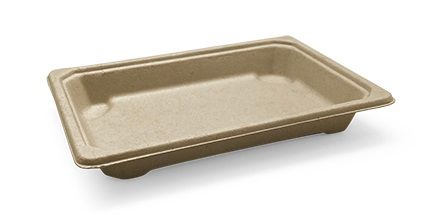 SUSHI TRAY BAMBOO MEDIUM 165x115x20 50/PAK 12PAK/CTN