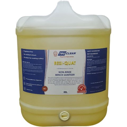 RESIQUAT NON RINSE BENCH SANITISER 20lt