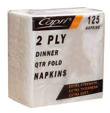 DINNER NAPKIN BIOSOFT WHITE 60/PAK 6PKS/CTN