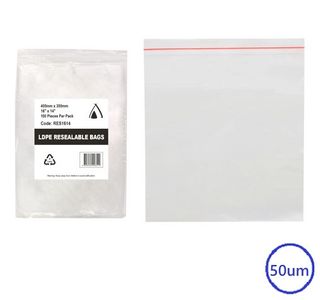 PRESSEAL BAG 14x16 50um 355x405mm 100PK  10PKS/CTN