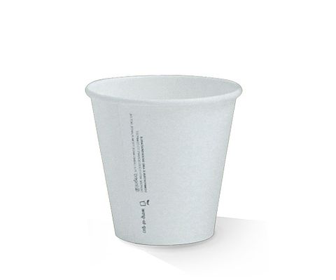 8oz WHITE PLA SINGLE WALL CUP (80mm) 50/PK  20PKS/CTN