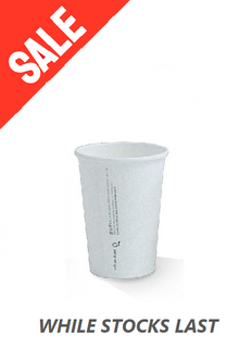 10oz WHITE PLAS/WALL CUP (80mm) 50PK   20PKS/CTN *SALE*