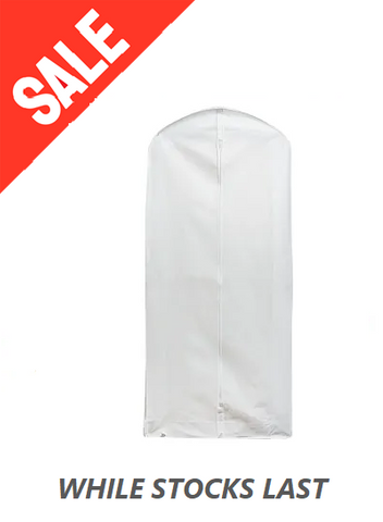 GARMENT BAG WHITE 1800x800mm (DC2)  1 BAG  50/CTN **SALE**