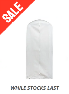 GARMENT BAG WHITE 1800x800mm (DC2)  1 BAG  50/CTN **SALE**