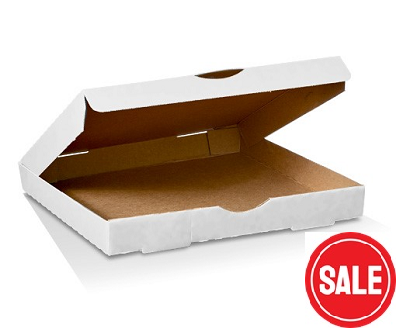 PIZZA BOX WHITE6.5 INCH 100/PK **SALE**