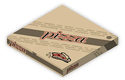 PIZZA BOX PRINTED 9 INCH 100/PK