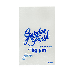 GARDEN FRESH BAG 1KG 305x203 BLUE 100/PAK 10PAK/CTN