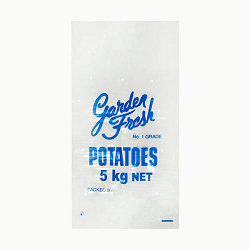 5kg POTATO BAGBLUE 535x280 100PK  1000/ CTN