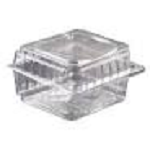 TP6  CLEAR PVCCLAMSHELL 106x94x50 100/PAK 10PAK/CTN