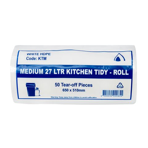 KITCHEN TIDY ROLL 27ltr MEDIUM 650x510 50/ROLL 20ROLL/CTN