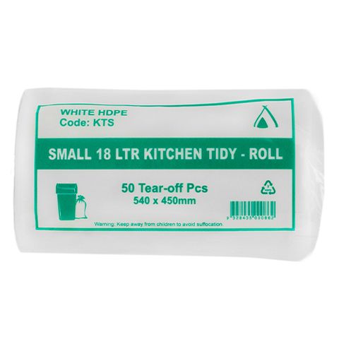 KITCHEN TIDY ROLL 18LTR SMALL 540x450 50/ROLL 20ROLL/CTN